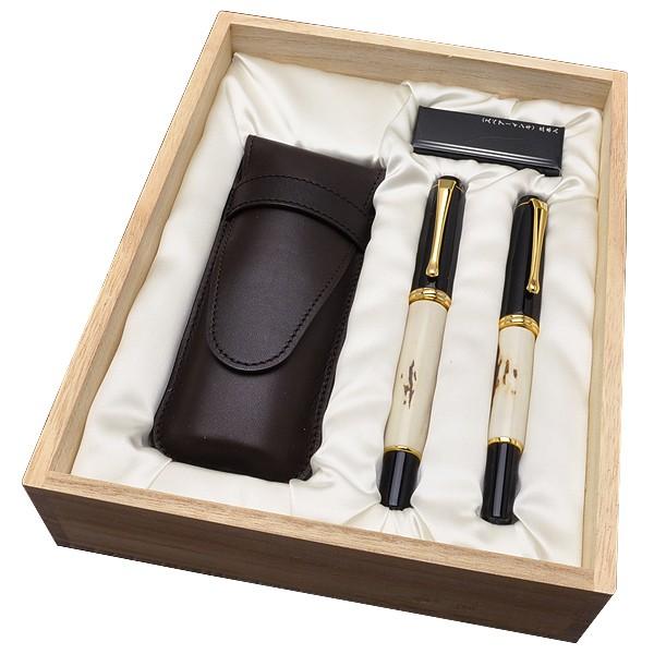 呉竹 万年筆 万年毛筆 夢銀河 鹿角セット Dal140 1 高級 ブランド プレゼント おすすめ 男性 女性 人気 おしゃれ かっこいい かわいい 選ぶなら