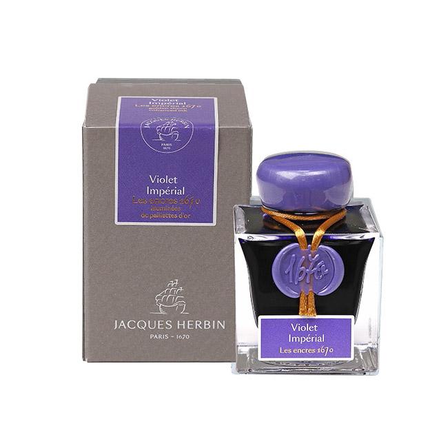エルバン（HERBIN） ボトルインク アニバーサリーインク 1670 50ml 金
