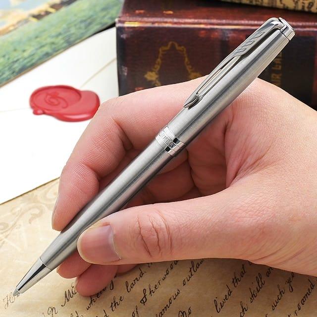 ソネット 特典付き ボールペン 名入れ パーカー ステンレススチールCT