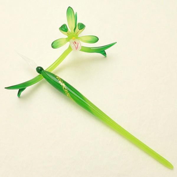ガラスペン ペン置き セット 日本製 池原 敬 シュンラン SHUNRAN-SET