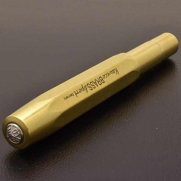 Kaweco（カヴェコ） 万年筆 名入れ ブラススポーツ BRFP-BR プレゼント
