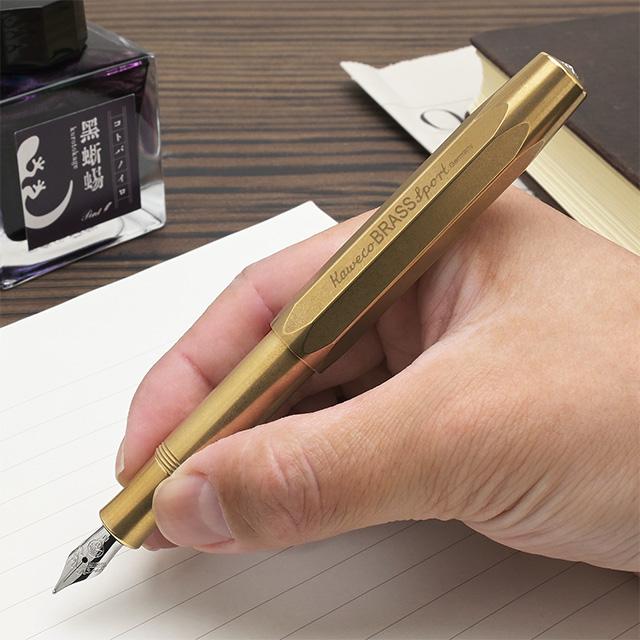 Kaweco（カヴェコ） 万年筆 名入れ ブラススポーツ BRFP-BR クリスマス