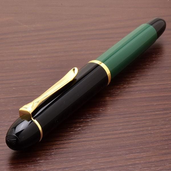 Pelikanペリカン万年筆m120オリジナル Pelikan（ペリカン） 万年筆 M120 グリーンブラック 24金 特別生産品