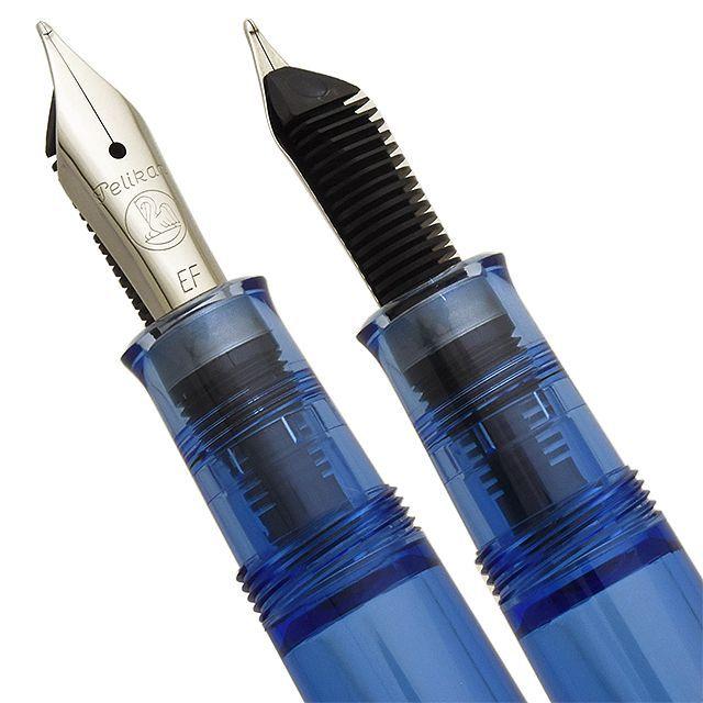 Pelikan M205 万年筆 14K 585 青ストライプ 訳あり Pelikan M205 万年筆 14K 585 青ストライプ 訳あり Pelikan M205