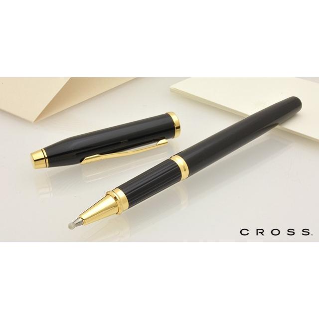 ボールペン 名入れ クロス CROSS ローラーボール センチュリーII N414-1 セレクチップ ブラックラッカー プレゼント 母の日｜penworld｜04