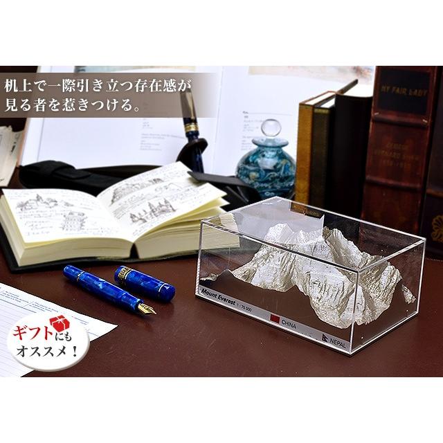 レリオラマ エベレスト スイス製精密山岳模型 5100-S シルバー