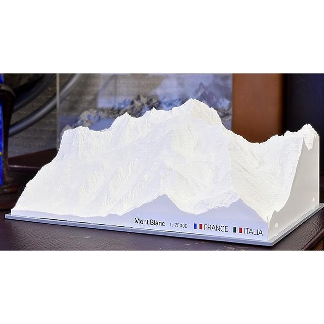 レリオラマ モンブラン MONTBLANC スイス製精密山岳模型 6100 ホワイト / 高級 ブランド プレゼント おすすめ 男性 女性 かっこいい かわいい｜penworld｜04