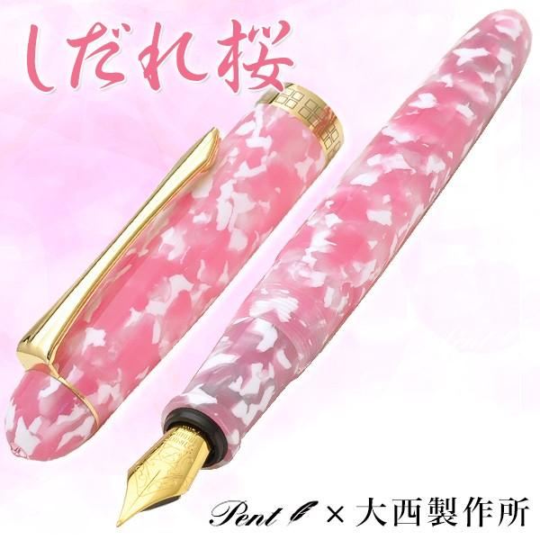 万年筆 名入れ Pent ペント 大西製作所 アセテート オーバルモデル小