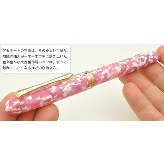 万年筆 名入れ Pent ペント 大西製作所 アセテート オーバルモデル小