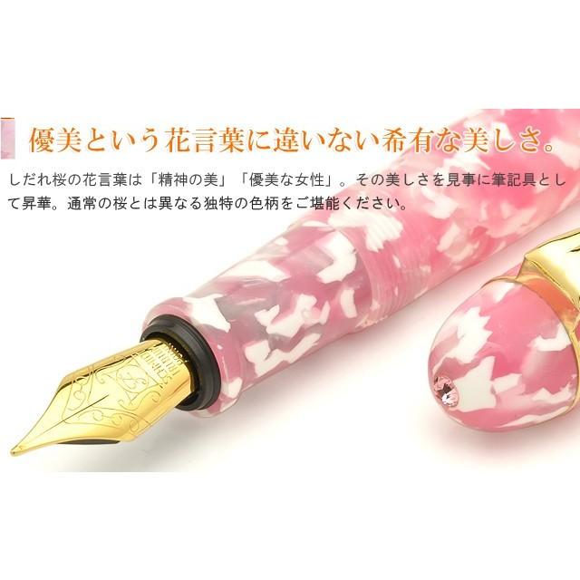 希少！　ペント　アセテート万年筆『夢桜』 万年筆 名入れ Pent ペント 大西製作所 アセテート オーバルモデル小