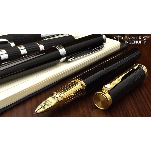 PARKER インジェニュイティ ブラックGT F 万年筆　未使用 インジェニュイティ（万年筆） / 1975827（ブラックGT）｜商品