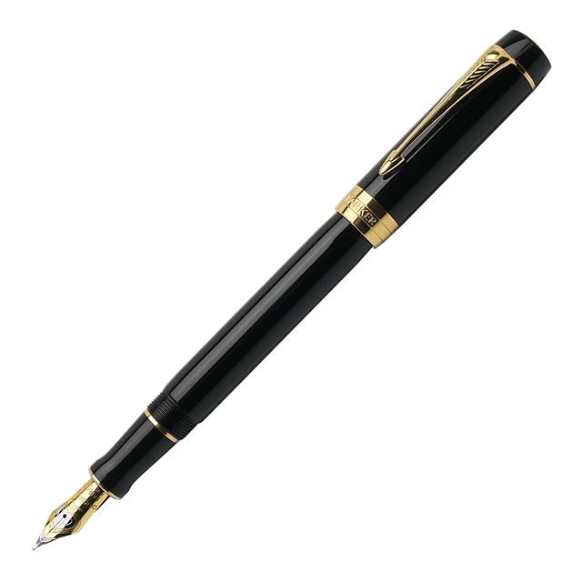 万年筆 パーカー 名入れ PARKER デュオフォールド クラシック ブラックGT センテニアル 193138 プレゼント 母の日｜penworld｜02