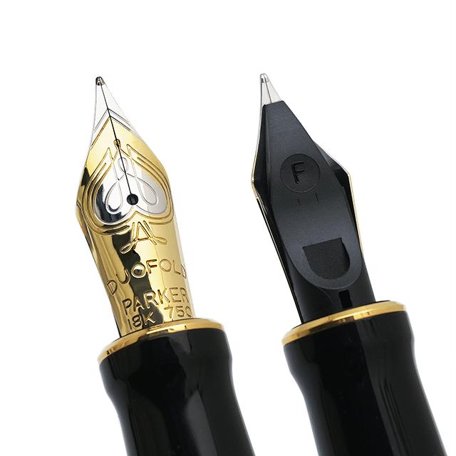 万年筆 パーカー 名入れ PARKER デュオフォールド クラシック ブラックGT センテニアル 193138 プレゼント 母の日｜penworld｜03