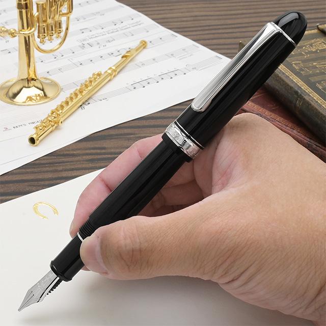 プラチナ万年筆 万年筆 ＃3776 センチュリー ロジウム ミュージック