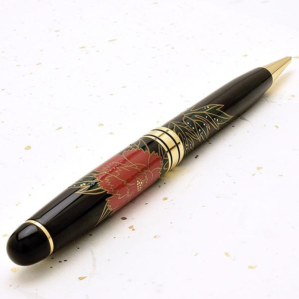 ボールペン アゾン 輪島塗 蒔絵 雅風 牡丹 ぼたん AX-8801 36610