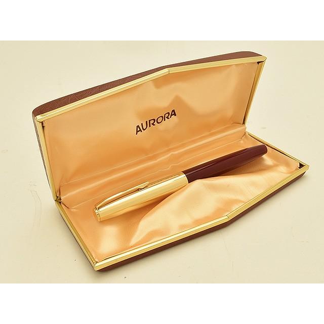 アウロラ万年筆 特別生産品 デュオカルト ゴールドキャップ・レッド アウロラ（AURORA） 万年筆 特別生産品 デュオカルト ゴールドキャップ