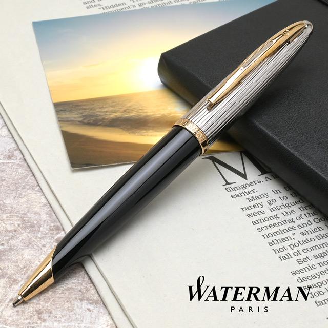 WATERMAN 黒 ボールペン 本体　カレンDX WATERMAN（ウォーターマン） ボールペン カレン デラックス ブラック