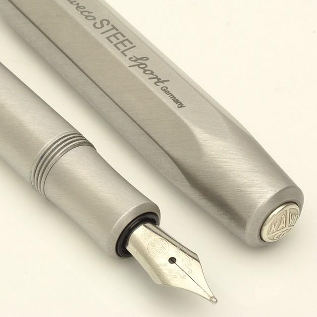 Kaweco（カヴェコ） 万年筆 名入れ スチールスポーツ SPORTSLFP-ST