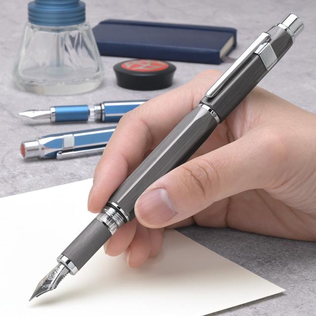 万年筆 ツイスビー 限定品 プレシジョン TWSBI ガンメタル ジェミニ