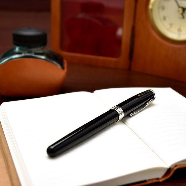 ソネット 万年筆 パーカー 名入れ 18K ラックブラックGT ラック