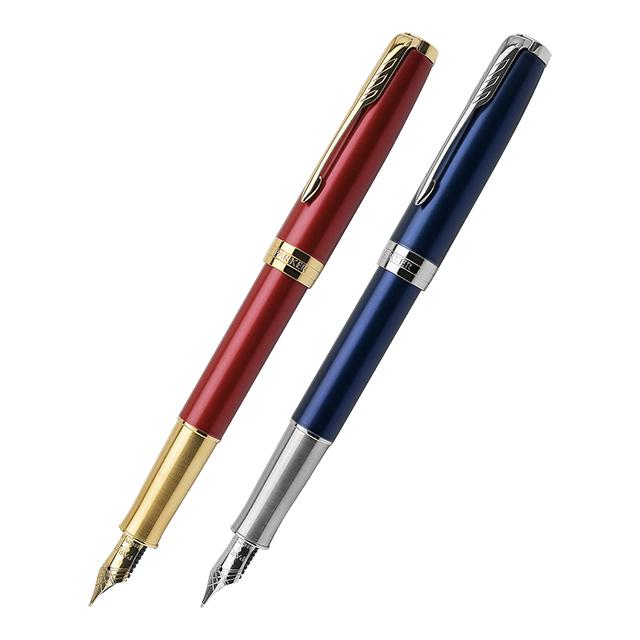 万年筆 パーカー PARKER ソネット SONNET レッドGTブルーラッカーCT