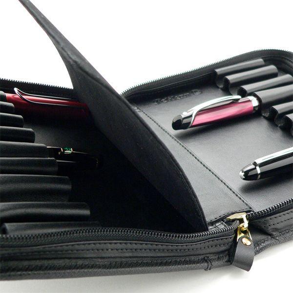 Pelikan（ペリカン） ペンケース 筆箱 本革 20本用 ブラック 黒 TGX-20