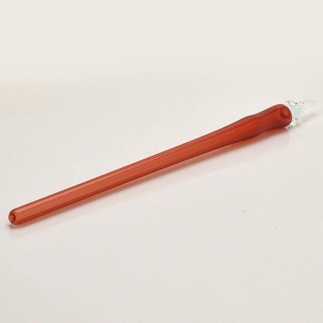 ガラス工房 まつぼっくり ガラスペン 限定 チェリーレッド 新品 未使用 ガラスペン ガラス工房 まつぼっくり レッド チェリー あすつく 高級