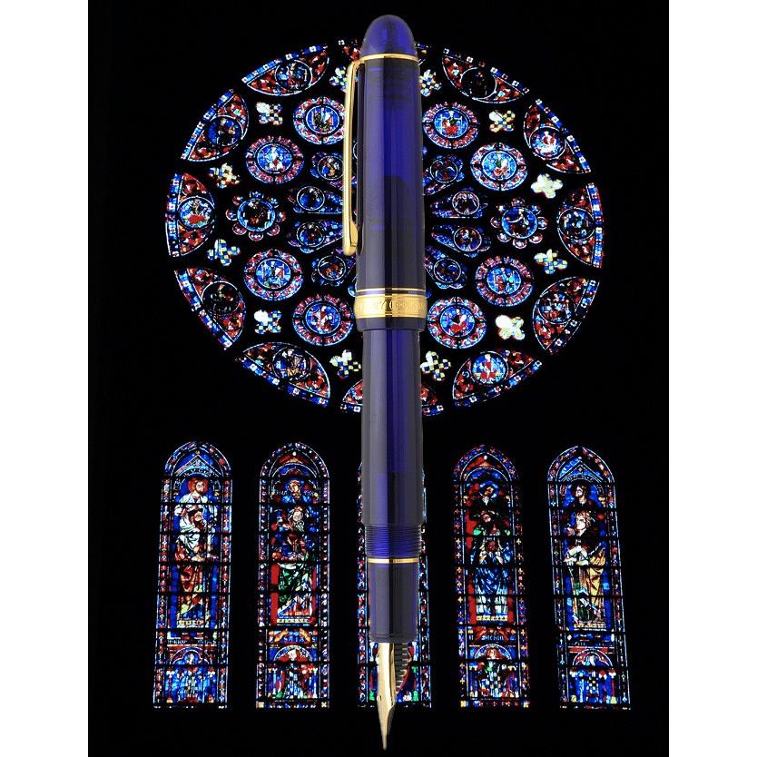 プラチナ万年筆 万年筆 ＃3776 センチュリー シャルトルブルー PNB