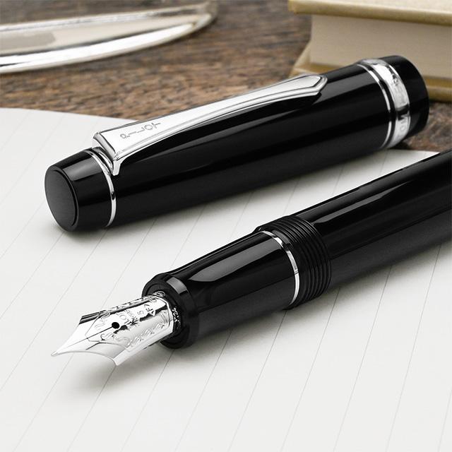 【希少品】PILOT 万年筆 カスタムヘリテージ91　F字　株主優待 PILOT（パイロット） 万年筆 名入れ カスタムヘリテイジ91 ブラック