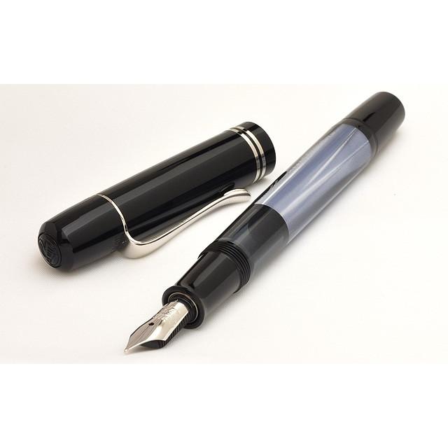 Pelikan（ペリカン） 万年筆 M101N グレー ブルー 14金 特別生産品