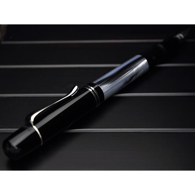 Pelikan（ペリカン） 万年筆 M101N グレー ブルー 14金 特別生産品