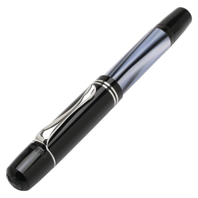 Pelikan（ペリカン） 万年筆 M101N グレー ブルー 14金 特別生産品