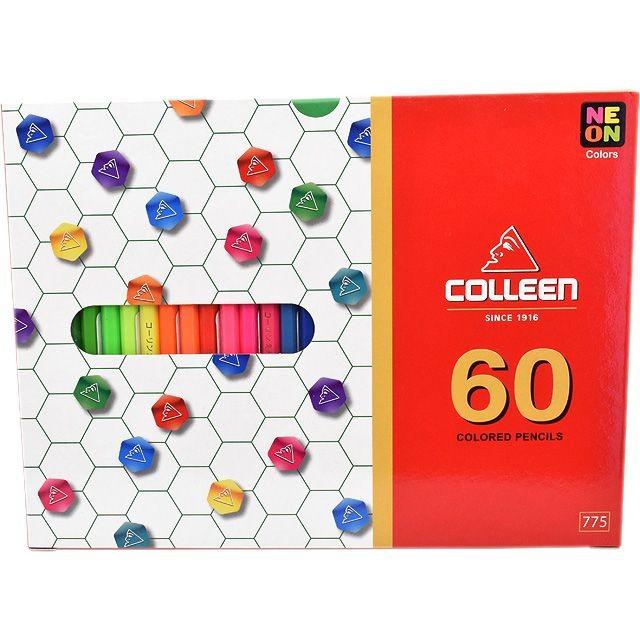 色鉛筆 60色 コーリン 775六角 紙箱入り 775-60 プレゼント 画材