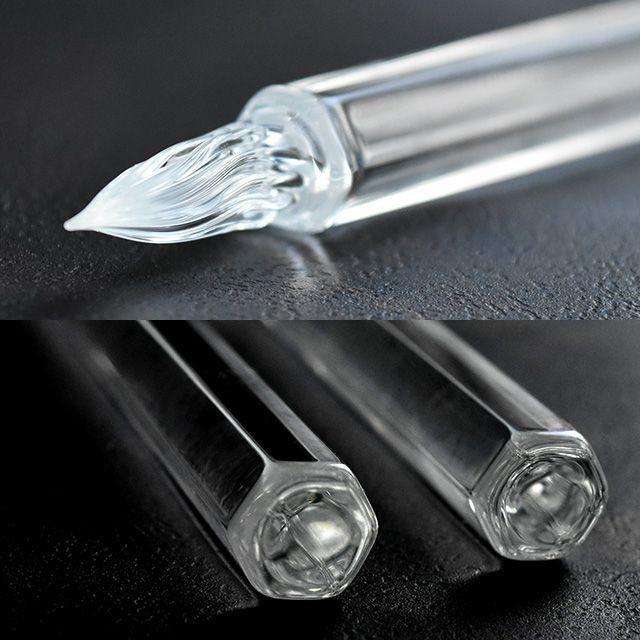 ガラスペン 日本製 ガラス工房 まつぼっくり クリスタル スタンダード