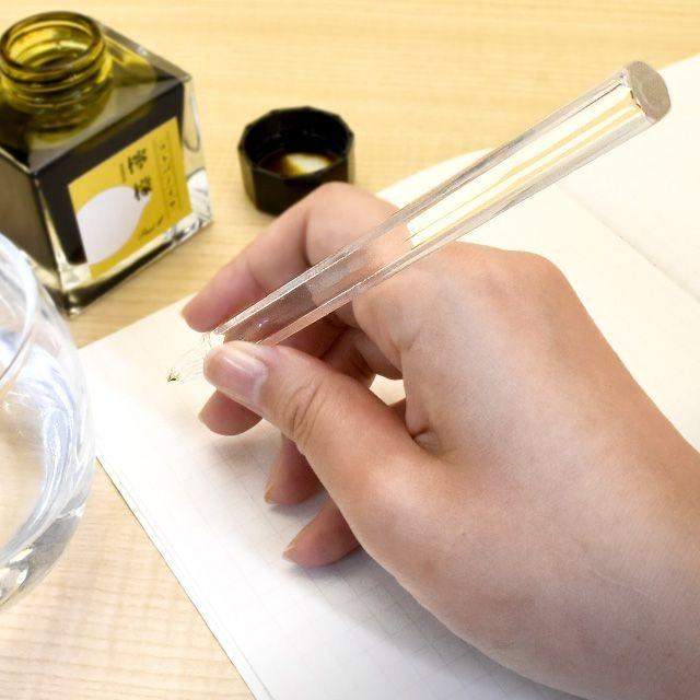 ガラスペン 日本製 ガラス工房 まつぼっくり クリスタル スタンダード