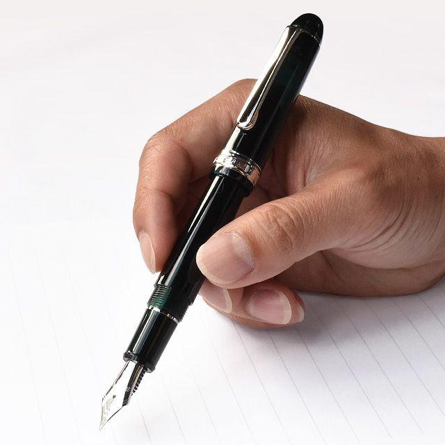 プラチナ万年筆 万年筆 ＃3776 センチュリー ロジウム ローレル