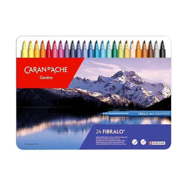 フェルトペン カランダッシュ フィブラロ 24色セット 0185-324 CARAN D'ACHE プレゼント ギフト 父の日2026 爆買