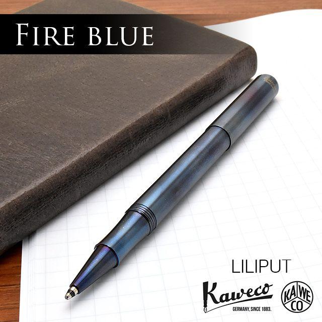 ボールペン カヴェコ KAWECO リリプット ファイヤーブルー ボールペン