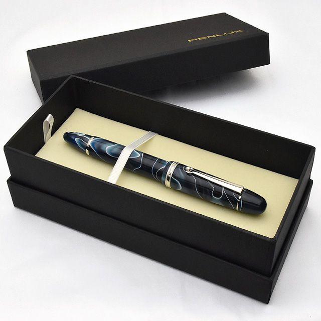 万年筆 ペンラックス マスターピース グランデ コレクション ブルー スワール PENLUX 敬老の日 ギフト プレゼント 爆買 | ブランド登録なし | 04
