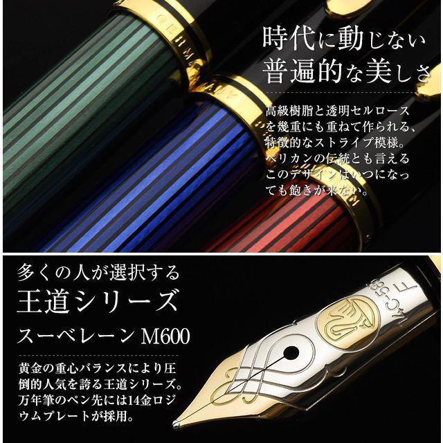 Pelikan（ペリカン） 万年筆 スーベレーン M600 ボトルインク付