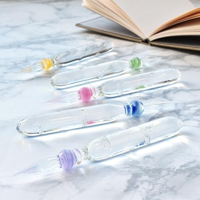 ガラスペン コケシ リボンケーン Popping Candy Kokeshi あす