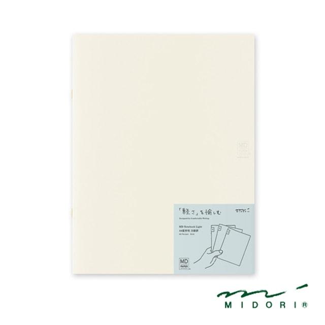 ミドリ MDノートライト A4変形判 方眼罫 3冊組A 15308 MIDORI プレゼント クリスマス ギフト | MIDORI（文具）