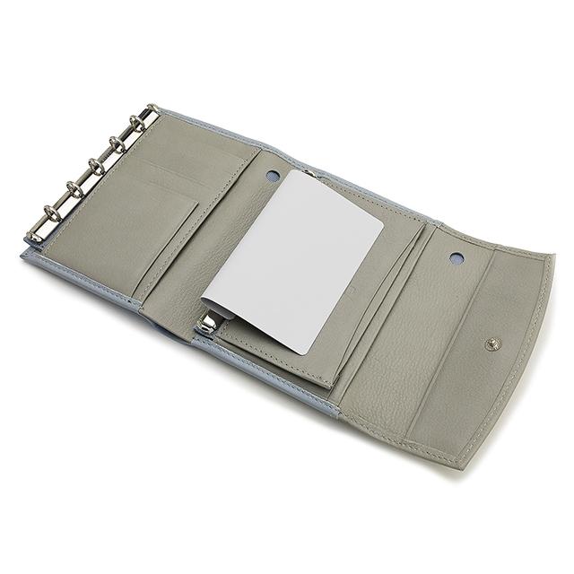 モダングレース システム手帳 M5 財布 イタリア産牛革 アシュフォード