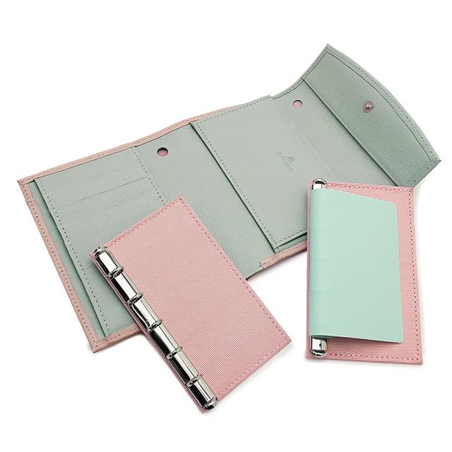 モダングレース システム手帳 M5 財布 イタリア産牛革 アシュフォード