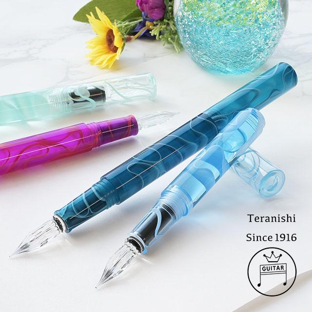 ガラスペン 寺西化学工業 ギター オーロラ キャップ付き ギフト