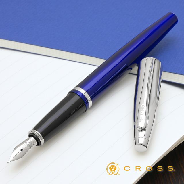 カレイ CROSSクロス 万年筆 ブルー NAT0116-3MS プレゼント