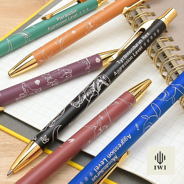 IWIアイダブリューアイ ゲルインクボールペン レトロ恐竜時代
