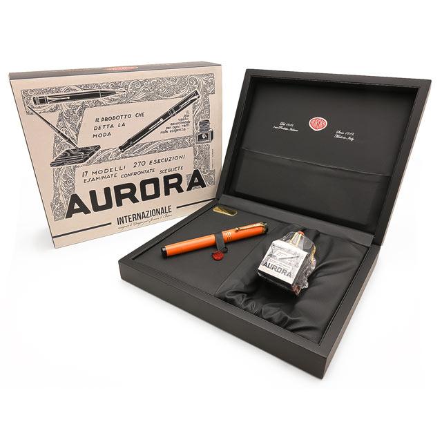 AURORAアウロラ 限定品 万年筆 インテルナツィオナーレ アランチョ 19A-O プレゼント ギフト 父の日2026 爆買の画像