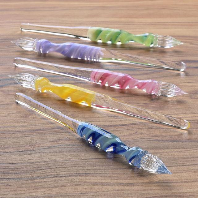 ガラスペン コケシ リボンケーン Candy Kokeshi あすつく ガラス 硝子