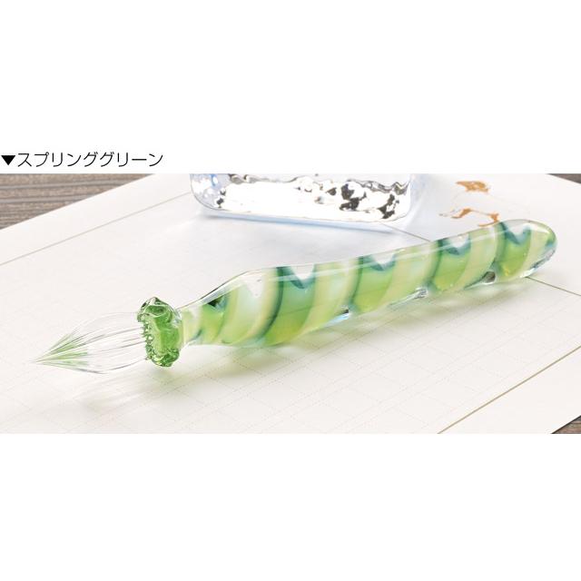 ガラスペン コケシ リボンケーン Lollipop Short Kokeshi あすつく